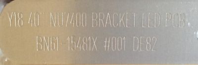 LED PARA TV SAMSUNG (1 PIEZA) / BN96-45955A / BN61-15481X / 45955A / LM41-00550A / PANEL CY-NN040HGLV2H / MODELOS UN40NU7100FXZA FA01 / UE40NU7170UXRU / UE40NU7180SXXN / UE40NU7180UXZG / UE40NU7180UXZT / MAS MODELOS EN DISCIPCIÓN / 88CM X 12 CM / - Imagen 4