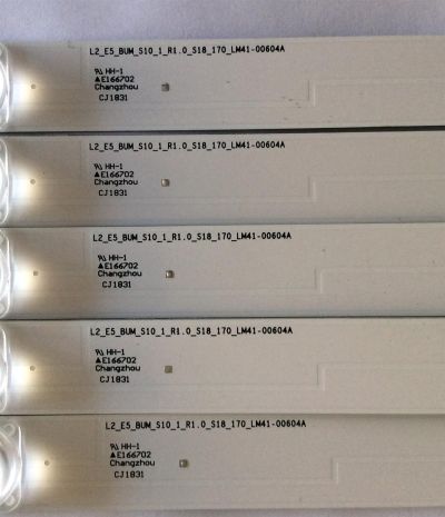 KIT DE LED'S PARA TV (5 PIEZAS) / SHARP 1187274 / L2_E5_BUM_S10_1_R1.0_S18_170_LM41-00604A  / E166702 / LM41-00604A / PANEL HD550S1U51-T0L1\S2\GM\ROH / MODELO LC-55Q620U / MIDEN 1.6 METROS - Imagen 2