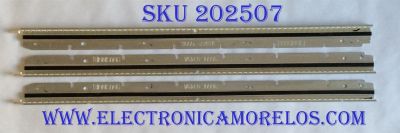 KIT DE LED`S PARA TV (1NOTA IMPORTANTE:KIT CUENTA ORIGINALMENTE DE 4 PIEZAS ((INCOMPLETO SOLO 3 PIEZAS)) / VIZIO 3660L-0348A / 3660L-0349A / SLED 5630_V5_47INCH_LEFT / SLED 5630_V5_47INCH_RIGHT / PANEL LC470EUH (SC)(R1) / MODELO M470NV LAQKGTAL
