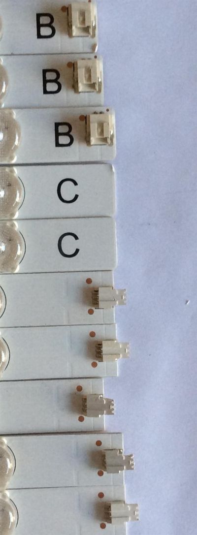 KIT DE LED`S PARA TV ((INCOMPLETO SOLO 10 PIEZAS)) / JVC IC-C-VZAA65D390A / IC-D-VZAA65D390C / IC-D-VZAA65D390B / F120M9LP45F / E306084 / 098101022173 / 098101022174 / BR-F120M9LP45F-2-4-L11-75 / 098101022175 / PANEL T650HVN05.0 / MODELO EM65FTR - Imagen 3