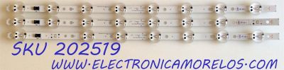 KIT DE LED`S PARA TV (3 PIEZAS) / LG 3PCM00796A / EAV63992902 / EAV 6399 2902 / LGIT.Trident.55UK63 / LGIT.55UK63.REV00.170615 / AGRC1A61B / LG Innotek 55inch Trident 55UK63 / 180628 / PANEL NC550DGG-AAGX1 /  MODELO 55UK6090PUA / 55UK6090PUA.BUSWLOR