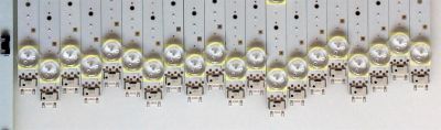 KIT DE LED`S PARA TV (20 PIEZAS) / SAMSUNG BN96-48093A / LM41-00709A / 48093A / E306084 / BN96-48274A / (CT181101) / Q70-55S-10EA / PANEL CY-TR055FLLV3H / MODELO QN55Q70RAFXZA FA01 - Imagen 4