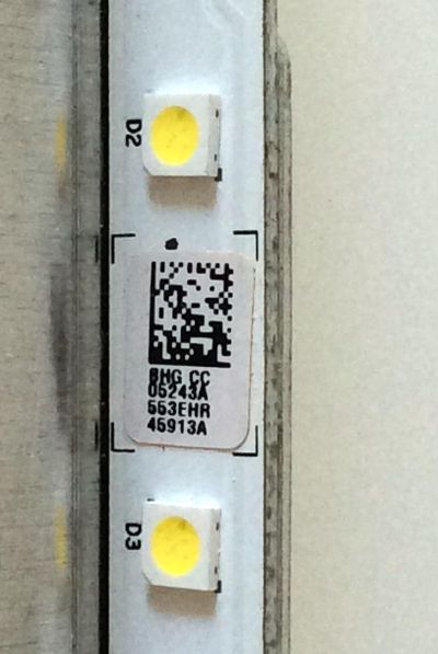 LED PARA TV SAMSUNG / NUMERO DE PARTE BN96-45913A / BN61-15485A / AOT_55_NU7300_NU7100_2X40_3030C_d6t_2d1_20S2P REV.5 / 01809102 / PANEL CY-NN055HGLV6H / MODELOS UN55NU7090 / UA55NU7470 / LH55QBNEB / HG55NJ670 / MAS MODELOS CHECAR EN DESCRIPCION - Imagen 5