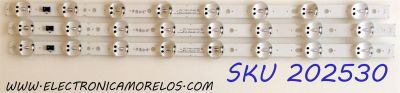 KIT DE LED`S PARA TV (3 PIEZAS) / LG EAV64013701 / SSC_TRIDENT_55UK63_S / SSC_TRIDENT_55UK63 / SSC_55UK63 / SVL550AS48AT5 / 171201 / PANEL`S NC550DGG-ABGX1 / NC550DGG-ABGX3 / MODELOS 55UK6300PUE / 55UK6090PUA / 55UK6300PUE.BUSTLOR / 55UK6090PUA.BUSTLOR