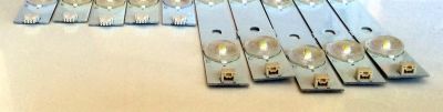 KIT DE LED`S PARA TV (10 PIEZAS) / VIZIO IC-B-CNA050D136L / IC-A-CNA050D136R / CNA050D136R / XC036-4059DA2 / LXC036 / LXCO36 / E306084 PANEL T500HV01.0 / D500D3-GW50-C0X / MODELO ELEFW502 - Imagen 5