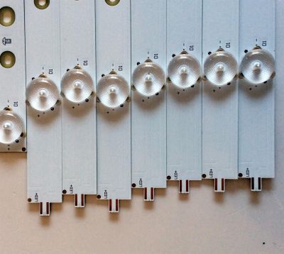 KIT DE LEDS ORIGINAL PARA TV INSIGNIA 14 PIEZAS / NUMERO DE PARTE LBM550P0601 / LBM550P0601-JM-3 / LBM550P0601-JN-4 / 115NAUP39F0F / 210BZ06DL43030M27E / 210BZ06DR43030M27E / PANEL TPT550U1-QVN05.U / MODELO NS-55DR710NA17 / NS-55DR710NA17 REV:C - Imagen 5