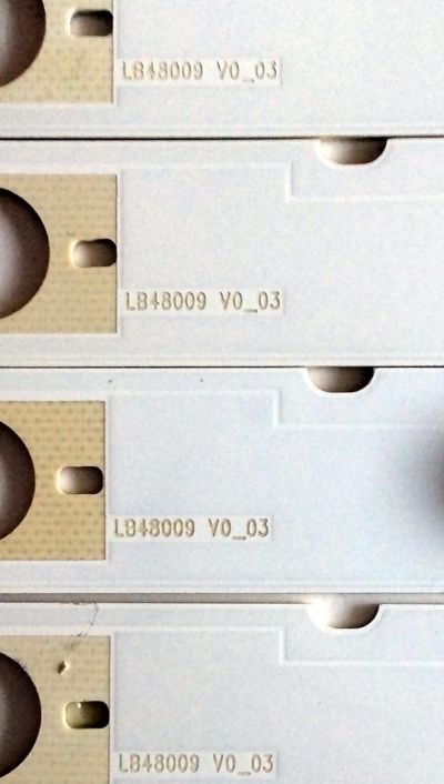 KIT DE LED´S PARA TV / NOTA IMPORTANTE:KIT CUENTA ORIGINALMENTE DE 6 PIEZAS (INCOMPLETO SOLO 5 PIEZAS) / SONY LB48009 / LB48009 V0_03 / 480090000N / E465853 / 8381C / LB48009 V1_04 / 480090010N / PANEL´S NS6F480DND06 / NS6F480DND01 / MODELO KDL-48W650D - Imagen 2