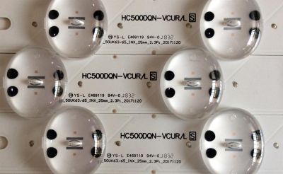 KIT DE LED´S PARA TV (3 PIEZAS) / LG EAV63992801 / HC500DQN-VCUR/L / EAV6 3992 801 / SSC_50UK63/65 / SSC_50UK63/65_INX_25mm_2.3p1_20171120 / PANEL NC500DQE / MODELO 50UK6500AUA / 50UK6500AUA.BUSJLOR - Imagen 3