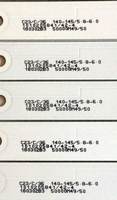 KIT DE LED´S PARA TV / NOTA IMPORTANTE:KIT CUENTA ORIGINALMENTE DE 9 PIEZAS (INCOMPLETO SOLO 8 PIEZAS) / INSIGNIA LED50D04A-ZC23AG-05 / LED50D04B-ZC23AG-05 / 30350004002 / 30350004001 / 180302B3 / 1010205841/42-4 / PANEL T500HVN07.5 / MODELO NS-50D510NA19 - Imagen 2