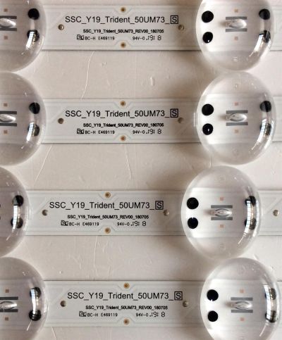 KIT DE LED´S PARA TV LG (4 PIEZAS) / NUMERO DE PARTE EAV64592201 / SSC_Y19_Trident_50UM73_S / SSC_Y19_Trident_50UM73 / SSC_Y19_Trident_50UM73_REV00_180705 / PANEL'S NC500DQG-VXHX3 / NC500DQG-VXHX7 / NC500DQG-VXHX5 / HC500DQN-VCXL1 / MODELOS 50UN7300 - Imagen 2