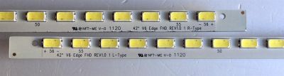 KIT DE LED´S PARA TV (2 PIEZAS) / JVC FN1CID640B / 42¨ V6 EDGE FHD REV1.0 1 L-TYPE / 42¨ V6 EDGE FHD REV1.0 1 R-TYPE / FN 1CID 640 B / PANEL LC420EUH (RD)(A1) / MODELO JLE42BC3001 - Imagen 2
