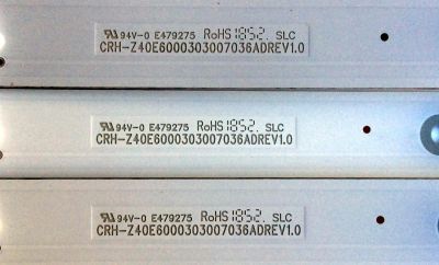KIT DE LED´S PARA TV (3 PIEZAS) / RCA 40E6000 / LB-C400F16-E60-C-G01-XRD2 / CRH-Z40E6000303007036AD REV1.0 / CRH-Z40E6000303007036AD / E479275 / B181230A1CA / B18123OA1CA / Y162-L07-JA-2 / 208182 / PANEL C400F18-E61-C / MODELO RTR4060-B-US - Imagen 2