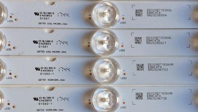 KIT DE LED´S PARA TV (14 PIEZAS) / SONY 189712711 / 55039D715SN0L / 55039D715SN0R / E465853 / 01S01 / 01S02-1 / SBT55 409*18*1.0mm / EAHC4T4 / KS-AL1 / E88441 / PANEL / MODELO - Imagen 2