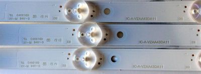 KIT DE LED´S PARA TV (3 PIEZAS) / TCL IC-A-VZAA43DA11 / 09810100K116 / E466169 / BC1C-SCCT-2-3-659-16  / PANEL LVU550 / MODELO 55S423 - Imagen 4