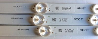 KIT DE LED´S PARA TV (3 PIEZAS) / TCL IC-A-VZAA43DA11 / 09810100K116 / E466169 / BC1C-SCCT-2-3-659-16  / PANEL LVU550 / MODELO 55S423 - Imagen 3