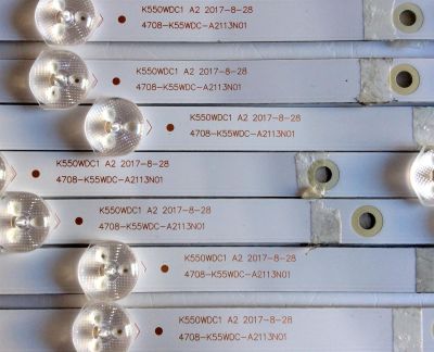 KIT DE LED´S PARA TV W BOX / NUMERO DE PARTE 4708-K55WDC-A2113N01 / K550WDC1 A2 / K550WDC117C098 / X-C71-K9-F15 / K550WDC1 / 471R1P79 / E486558 / CALA-01 / PANEL K550WDC2 / MODELO 0E-55LED4K - Imagen 4