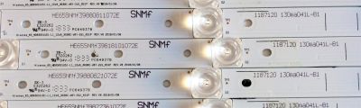 KIT DE LED´S PARA TV (12 PIEZAS) / SHARP 1187120 / PC64937B / HE65SNMF / 130ma041L-B1 / E320262 / Hisense_65_HD650S1U51-L1 / 3030C-D6T-2D1-6S1P / Hisense_65_HD650S1U51-L1_12X6_3030C-D6T-2D1-6S1P REV.V6 / PANEL HD650S1U51-L1\S2\GM\ROH / MODELO LC-65Q620U - Imagen 3