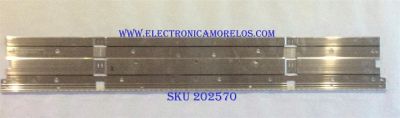 LED PARA TV (1 PIEZA) SAMSUNG  / BN96-46045A / V8N4-490SM0-R1 / BN61-16155A / PANEL CY-NR049HGLV1H / MODELO UN49RU8000F / 1.06 M X 15 CM /