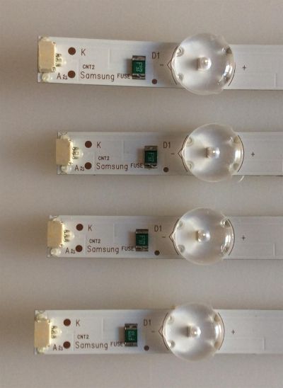 KIT DE LED´S PARA TV SAMSUNG (4 PIEZAS) / GC43D08-ZC22AG-20 / GC430M26 / 344761000385000 / 190428AC07 / 70401-00606 / E22/E/59 / PANEL HV430QUB-N1A / MODELO UN43NU6950FXZA BZ01 - Imagen 2