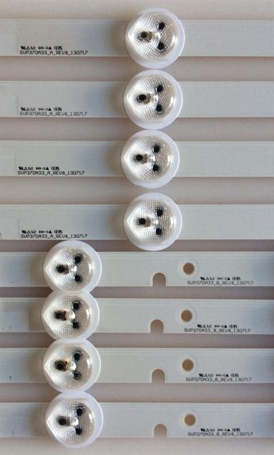 KIT DE LED´S PARA TV INSIGNIA (8 PIEZAS) / SVP370A33 / SVP370A33_A_REV6_130717 / P4ACB2 / E1012 / MODELO NS-37D20SNA19 - Imagen 2