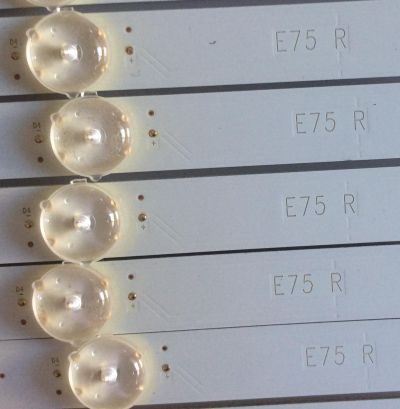 KIT DE LED'S PARA TV VIZIO (9 PIEZAS) / LB75011 / LB75011 V1_06 / PANEL V750DK1-QS3 / 10262000231 / MODELOS E75-E3 LFTIGRAT / E75-E3 LFTIGRLT / NOTA IMPORTANTE:KIT CUENTA ORIGINALMENTE DE 14 PIEZAS ((INCOMPLETO SOLO 9 PIEZAS)) - Imagen 4