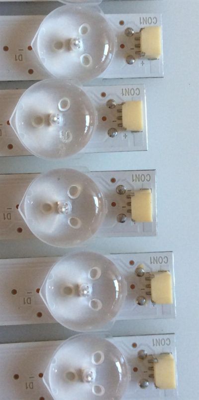 KIT DE LED´S PARA TV VIZIO (16 PIEZAS)(AZULES) /  YFPBC-1E355813 / LB55149  V0_01 / LB55149  V1_01 / 09810108DH07 / 09810108DH03 / PANEL T550QVN05.D / MODELO M557-G0 - Imagen 4