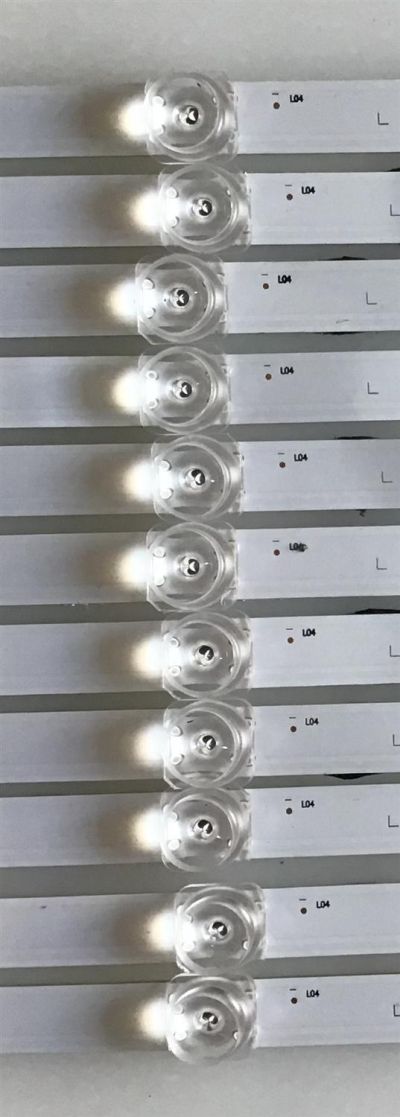 KIT DE LED'S PARA TV JVC (16 PIEZAS) / 30365009215 / LED65D9-03(C) / 1010191759/58-12 / PANEL LSC650FF05-W / MODELO - Imagen 4