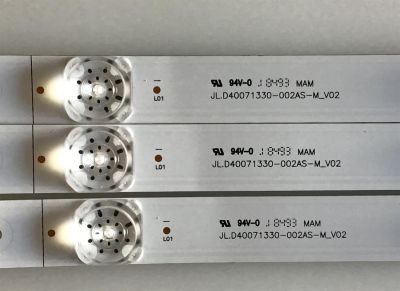 KIT DE LED´S PARA TV ELEMENT (3 PIEZAS) / LB-C400U17-E5F-S-G71-JF1 / JL.D40071330-002AS-M_V02 / 17BD530 / PANEL C400U18-E5F-S / MODELO E4SC4018RKU - Imagen 2