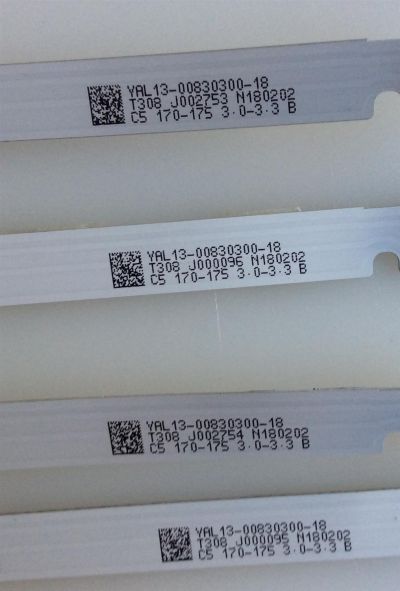 KIT DE LED´S PARA TV SKYWORTH (4 PIEZAS) / JL.D49081330-001FS-M / YAL13-00830300-18 / T308  /  N180202 / C5    170-175 / PANEL SDL49WY(LDO-612) / MODELO 49" - Imagen 4