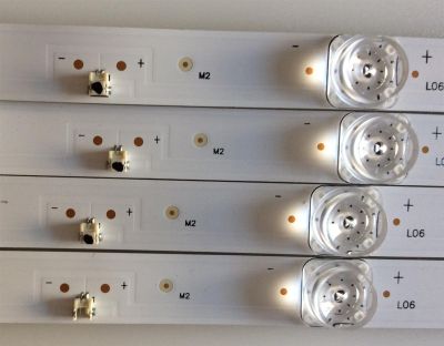 KIT DE LED´S PARA TV ELEMENT (4 PIEZAS) / 20180411 / 3P50TA002-A1 / 4650TA003 / 4650TA004 / 3P50TA002-A0 / 112600141-YC00 / 112600140-YC00 / PANEL V500HJ4-Q01  REV.C2 / MODELOS E2SW5018 J8CBM6B3 / E4STA5017 F8C6M - Imagen 3