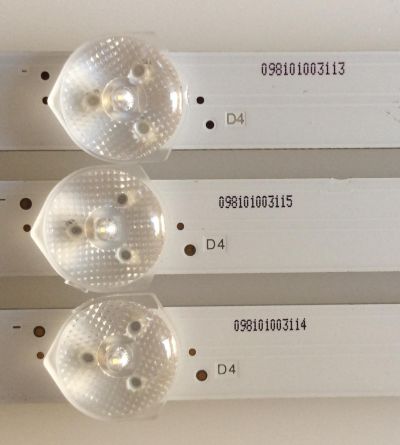 KIT DE LED'S PARA TV VIZIO (3 PIEZAS) / IC-C-VZAA39D678 / 0981-0100-3113 / 0981-0100-3114 / 0981-0100-3115 / IC-C-VZAA39D678A /  IC-C-VZAA39D678B / IC-C-VZAA39D678C / PANEL T390XVN01.0 / MODELOS D39H-D0 LAUAUICS / D39H-D0 LAUAUIDS / D39H-D0 LAUAUIES - Imagen 4