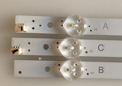 KIT DE LED'S PARA TV VIZIO (3 PIEZAS) / IC-C-VZAA39D678 / 0981-0100-3113 / 0981-0100-3114 / 0981-0100-3115 / IC-C-VZAA39D678A /  IC-C-VZAA39D678B / IC-C-VZAA39D678C / PANEL T390XVN01.0 / MODELOS D39H-D0 LAUAUICS / D39H-D0 LAUAUIDS / D39H-D0 LAUAUIES - Imagen 3