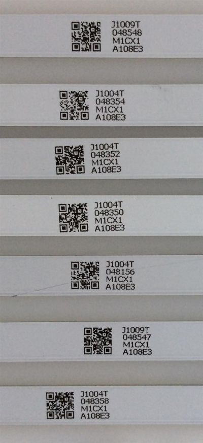 KIT DE LED'S PARA TV TOSHIBA (7 PIEZAS) / SVK430AE1 / SVK430AE1 WICOP REV03 3LED 20161125 / 5186-A0 / PANEL K430WDRB / MODELO 43LF421U19 - Imagen 3