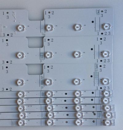 KIT DE LED'S PARA TV HISENSE ((8 PIEZAS)) / CRH-BX50AB13030T081692N-A-REV / CRH-BX50AB13030T081692N-B-REV / CRH-BX50AB23030T081692N-A-REV / CRH-BX50AB23030T081692N-B-REV / SVH500AB2-A / SVH500AB2-B / 19031 / 20984600 / PANEL HD500V3U51-TAL3 / MODELO 50H8F - Imagen 4