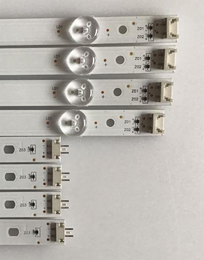 KIT DE LED'S PARA TV LG (8 PIEZAS) / NC490DGG-ABFX3 / GAN01-1317A-P1 / GAN01-1318A-P1 / PANEL NC490DGG-ABGP1 / MODELO 49UK6200PUA - Imagen 3