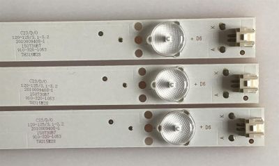 KIT DE LEDS PARA TV ELEMENT ORIGINAL 3 PIEZAS / NUMERO DE PARTE TFGJ32D06-ZC21FG-07 / 303TH320042 / E243157 / TH315M28 / 2010010601-1 / 150915A3 / 910-320-1053 / PANEL D320D3-GTB3-C0X / MODELO ELEFT326 H5F2M - Imagen 2