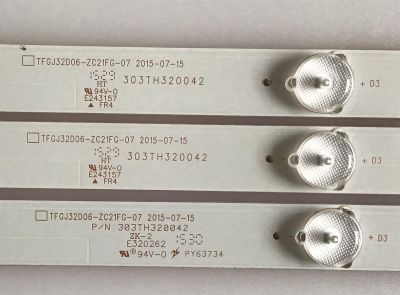 KIT DE LEDS PARA TV ELEMENT ORIGINAL 3 PIEZAS / NUMERO DE PARTE TFGJ32D06-ZC21FG-07 / 303TH320042 / E243157 / TH315M28 / 2010010601-1 / 150915A3 / 910-320-1053 / PANEL D320D3-GTB3-C0X / MODELO ELEFT326 H5F2M - Imagen 3