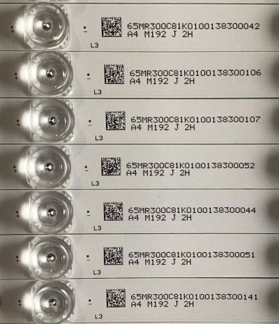 KIT DE LED´S PARA TV RCA (14 PIEZAS) MS-L2293 V1 / A4  M192 J 2H / 65MR300C81K01 / PANEL LK750RP1A00 / MODELO RTU7575 - Imagen 2