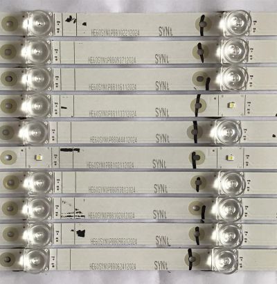 KIT DE LED´S PARA TV HISENSE(10 PIEZAS)/1182314/HISENSE_60_HD600N3U22_11X5_3030C_D6T-2D1_W15_55S1P/HE60SYNTP88102012024/PANEL HD600N3U22-L2/MODELO 60R6E/60DU6070/NOTA IMPORTANTE:KIT CUENTA ORIGINALMENTE DE 11 PIEZAS ((INCOMPLETO SOLO 10 PIEZAS)) - Imagen 2