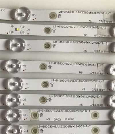 KIT DE LED´S PARA TV VIZIO (12 PIEZAS) / LB-GM3030-GJVIZIOD656X12AG52-L-T / LB-PM3030-GJVIZIOD656X12AG52-R-T / LB-PM3030-GJVIZIOD656X12AEQ2-R-Y / LB-PM3030-GJVIZIOD656X12AEQ2-L-Y / PANEL TPT65J1 / MODELOS D65-F1LTCUWSLU / D65-F1 LTCWWSKU  - Imagen 3