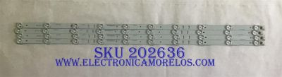 KIT DE LED´S PARA TV WESTINGHOUSE (4 PIEZAS) / A-HWBW42D632 / 21003774 / 4642KH018 / PANEL´S V420HJ2-XR01 / V420HJ2-P01 REV C3 / MODELO DWM42F2G1 TW-77431-C042L