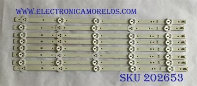 KIT DE LED´S PARA TV HITACHI (8 PIEZAS) / SVJ420A76 / SVJ420A76_REV04_5LED_140114 / LB-M420F13-E1-L-G1-SE1 / 42C2000 / PANEL C420F14-E4-A / MODELO LE42H508A