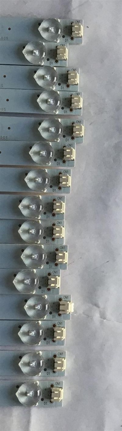 KIT DE LED´S PARA TV HAIER (15 PIEZAS) /CRH-K653535T15094BC / 201039-2 / CRH-K653535T15094BC-REV1.0 GS / A8M03H51PAA164TK / 8149010665004 / PANEL LSC650FN05 / MODELO 65UF2505 - Imagen 2