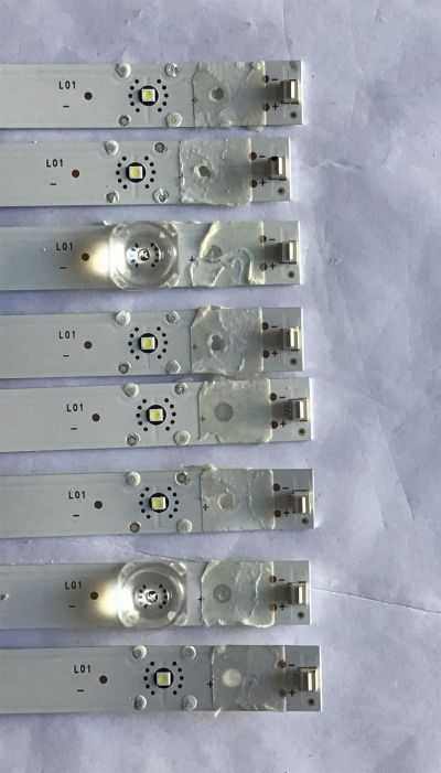 KIT DE LED´S PARA TV POLAROID (8 PIEZAS) / JL.D50051330 / JL.D50051330-170AS-M_V01 / FZD-03 E348124HN / 18AF430 / 203-011-0052H / PANEL V500DJ6-QE1 / MODELO 50T7U - Imagen 3