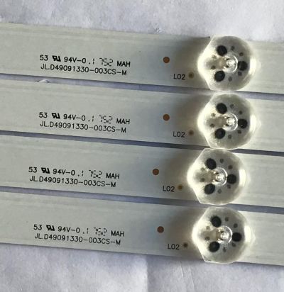 KIT DE LED´S PARA TV HISENSE (4 PIEZAS) / JL.D49091330-003CS-M / 1170367 / 17B 30 B1 D180125 WH / PANEL HD490K3U32-TX\S0\GM\ROH / MODELO 49H6E - Imagen 2