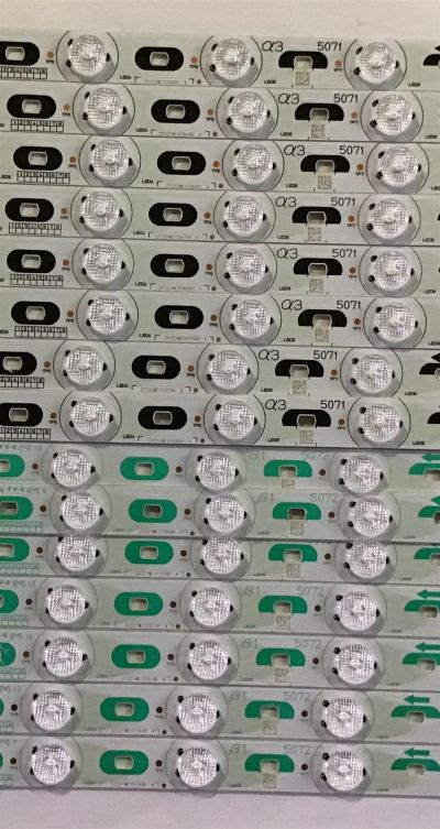 KIT DE LED'S PARA TV SHARP / (45 PIEZAS KIT COMPLETO) / HX-S(I).94V-0 / 5069 / 5070 / 5071 / 5072 / 5073 / 5074 / PANEL R1K800D3GW10 / MODELO 80" - Imagen 4