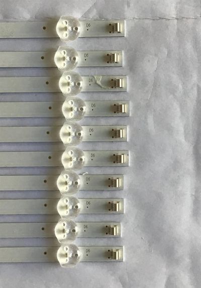 KIT DE LED´S PARA TV SEIKI (10 PIEZAS) / NH49_49Y17_6X10_1W_MCPCB / HRS-L6V3M-171123-C / NH49_49Y17_6X10_1W_MCPCB  10MM_V0 / PANEL LSC49FN02-H03 / MODELO SC-49UK700N - Imagen 2