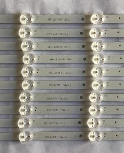 KIT DE LED´S PARA TV SEIKI (10 PIEZAS) / NH49_49Y17_6X10_1W_MCPCB / HRS-L6V3M-171123-C / NH49_49Y17_6X10_1W_MCPCB  10MM_V0 / PANEL LSC49FN02-H03 / MODELO SC-49UK700N - Imagen 4