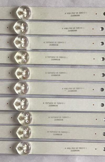 KIT DE LED´S PARA TV WESTINGHOUSE / ELEMENT (10 PIEZAS) / CC02550D500V09 / 55H 55E9 10X5 5SP1 1410 / A V061702 18 / A V071652 18 / YSL-L  94V-0   E479275 / PANEL MD5526YTLU / MODELOS WE55UDT 108 / E4SFT5517  - Imagen 4