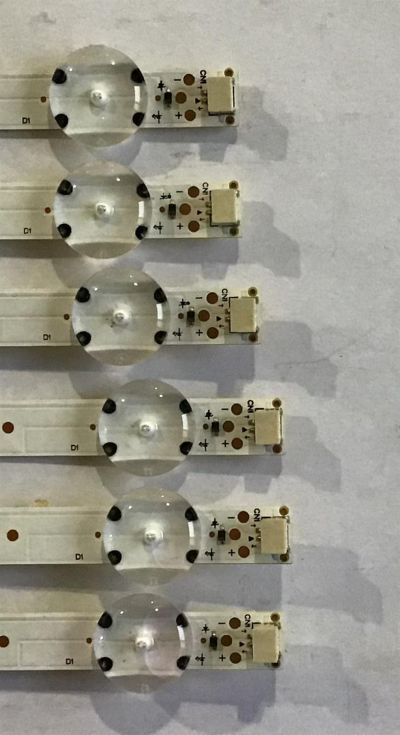 KIT DE LED´S PARA TV MAGNAVOX / PHILIPS (6 PIEZAS) / UDULED0GS071 / LG INNOTEK 65INCH FUNAI REV.A / 65W11S1P / PANEL UBD85XG / MODELOS65MV378Y/F7 / 65PFL5602/F7 - Imagen 2